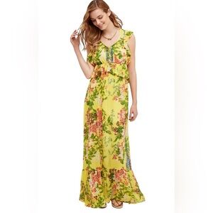 Anthropologie Sungrove Maxi Dress Plenty by Tracy Reese  Ethereal wedding guest